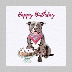 Staffie Card