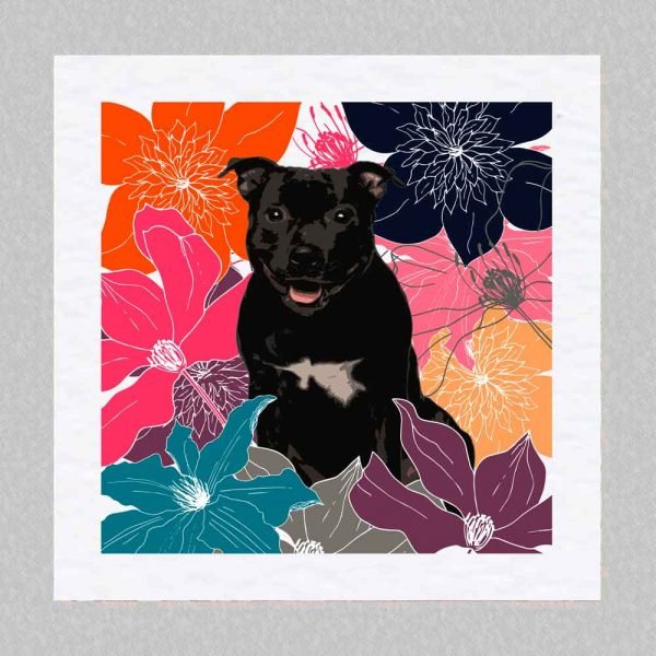 Staffordshire Bull Terrier Card